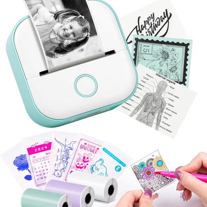 Portable Bluetooth Label Printer