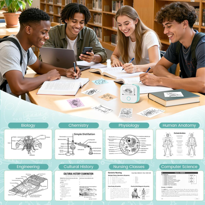 Portable Bluetooth Label Printer